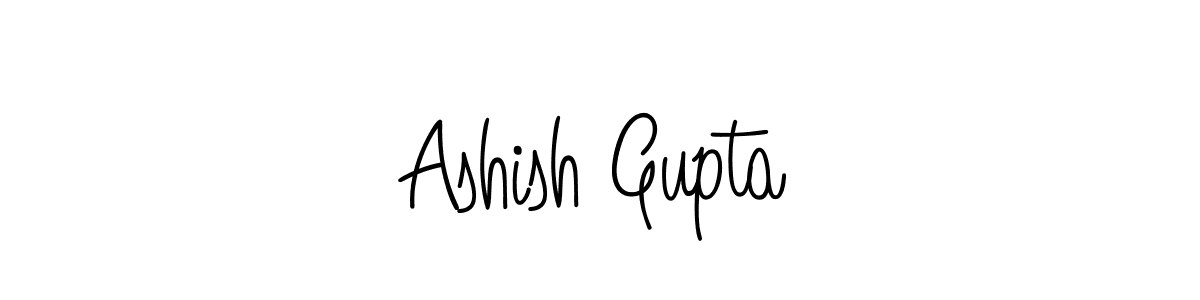 Also we have Ashish Gupta name is the best signature style. Create professional handwritten signature collection using Angelique-Rose-font-FFP autograph style. Ashish Gupta signature style 5 images and pictures png