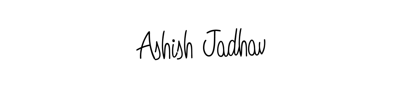 Best and Professional Signature Style for Ashish Jadhav. Angelique-Rose-font-FFP Best Signature Style Collection. Ashish Jadhav signature style 5 images and pictures png