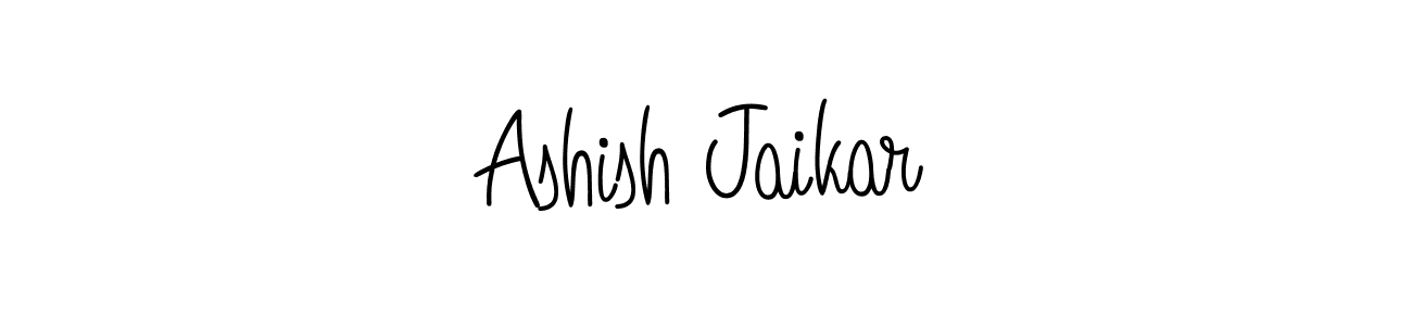 Design your own signature with our free online signature maker. With this signature software, you can create a handwritten (Angelique-Rose-font-FFP) signature for name Ashish Jaikar. Ashish Jaikar signature style 5 images and pictures png