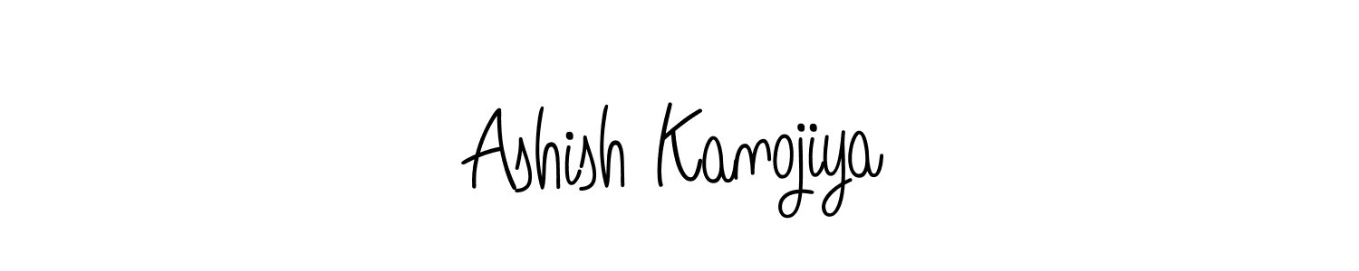 Design your own signature with our free online signature maker. With this signature software, you can create a handwritten (Angelique-Rose-font-FFP) signature for name Ashish Kanojiya. Ashish Kanojiya signature style 5 images and pictures png