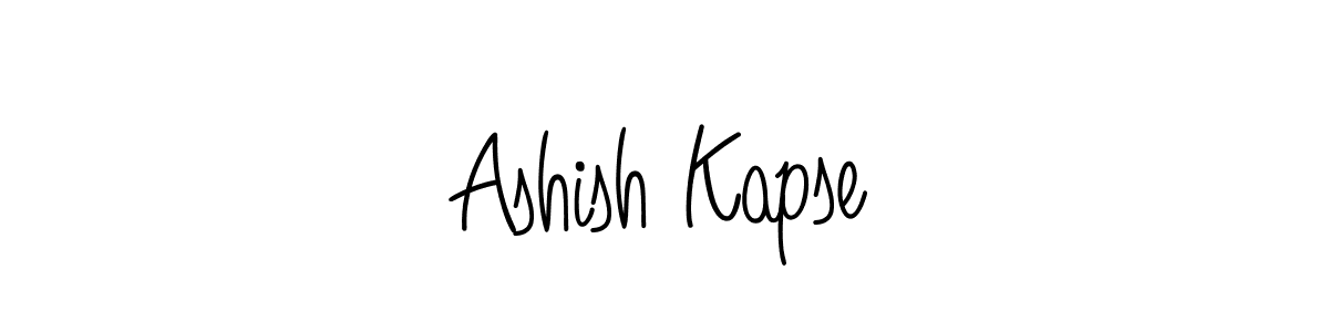 Similarly Angelique-Rose-font-FFP is the best handwritten signature design. Signature creator online .You can use it as an online autograph creator for name Ashish Kapse. Ashish Kapse signature style 5 images and pictures png