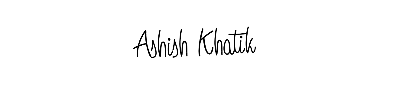 It looks lik you need a new signature style for name Ashish Khatik. Design unique handwritten (Angelique-Rose-font-FFP) signature with our free signature maker in just a few clicks. Ashish Khatik signature style 5 images and pictures png