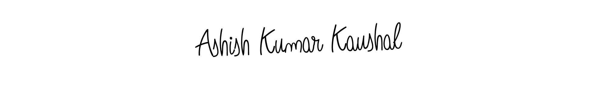 Also we have Ashish Kumar Kaushal name is the best signature style. Create professional handwritten signature collection using Angelique-Rose-font-FFP autograph style. Ashish Kumar Kaushal signature style 5 images and pictures png