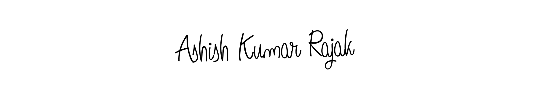 Design your own signature with our free online signature maker. With this signature software, you can create a handwritten (Angelique-Rose-font-FFP) signature for name Ashish Kumar Rajak. Ashish Kumar Rajak signature style 5 images and pictures png