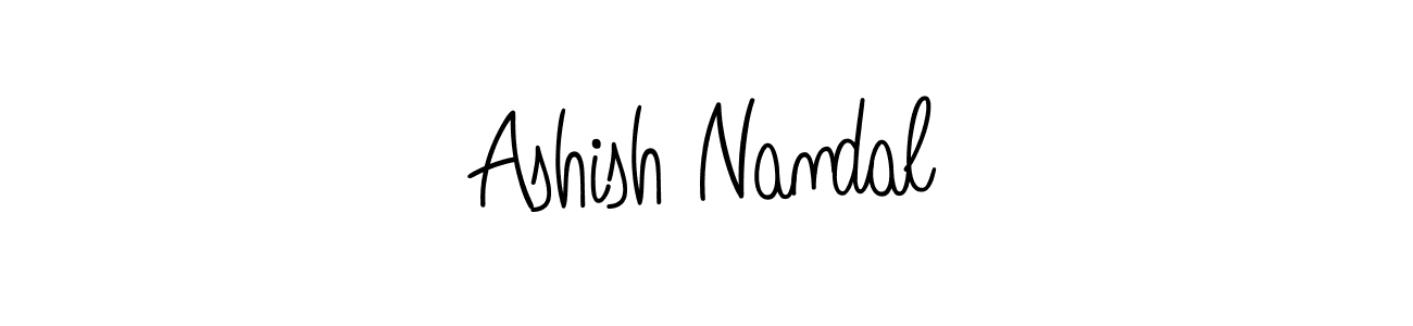 Design your own signature with our free online signature maker. With this signature software, you can create a handwritten (Angelique-Rose-font-FFP) signature for name Ashish Nandal. Ashish Nandal signature style 5 images and pictures png
