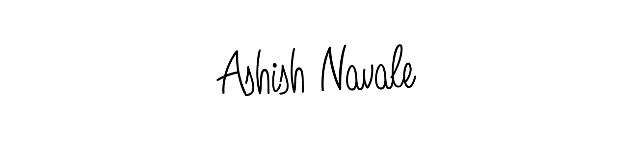 Create a beautiful signature design for name Ashish Navale. With this signature (Angelique-Rose-font-FFP) fonts, you can make a handwritten signature for free. Ashish Navale signature style 5 images and pictures png