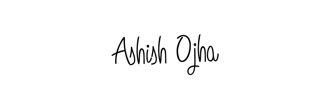 Also we have Ashish Ojha name is the best signature style. Create professional handwritten signature collection using Angelique-Rose-font-FFP autograph style. Ashish Ojha signature style 5 images and pictures png