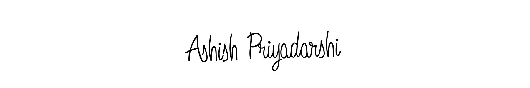 Also we have Ashish Priyadarshi name is the best signature style. Create professional handwritten signature collection using Angelique-Rose-font-FFP autograph style. Ashish Priyadarshi signature style 5 images and pictures png
