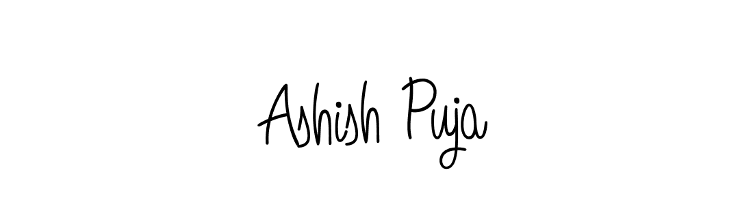 Once you've used our free online signature maker to create your best signature Angelique-Rose-font-FFP style, it's time to enjoy all of the benefits that Ashish Puja name signing documents. Ashish Puja signature style 5 images and pictures png