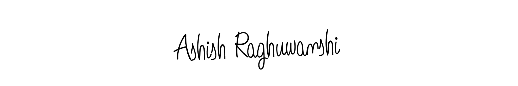 Make a beautiful signature design for name Ashish Raghuwanshi. With this signature (Angelique-Rose-font-FFP) style, you can create a handwritten signature for free. Ashish Raghuwanshi signature style 5 images and pictures png
