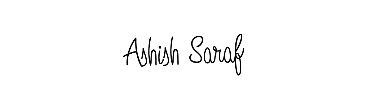 How to make Ashish Saraf signature? Angelique-Rose-font-FFP is a professional autograph style. Create handwritten signature for Ashish Saraf name. Ashish Saraf signature style 5 images and pictures png