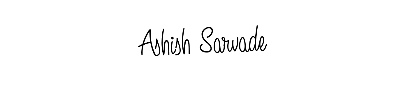 How to Draw Ashish Sarvade signature style? Angelique-Rose-font-FFP is a latest design signature styles for name Ashish Sarvade. Ashish Sarvade signature style 5 images and pictures png