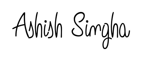 How to make Ashish Singha name signature. Use Angelique-Rose-font-FFP style for creating short signs online. This is the latest handwritten sign. Ashish Singha signature style 5 images and pictures png
