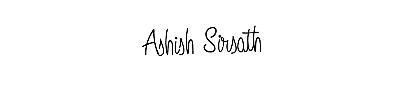 Also we have Ashish Sirsath name is the best signature style. Create professional handwritten signature collection using Angelique-Rose-font-FFP autograph style. Ashish Sirsath signature style 5 images and pictures png