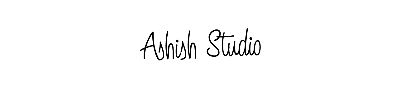 Create a beautiful signature design for name Ashish Studio. With this signature (Angelique-Rose-font-FFP) fonts, you can make a handwritten signature for free. Ashish Studio signature style 5 images and pictures png