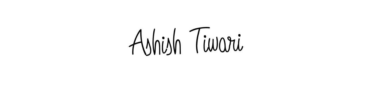 Create a beautiful signature design for name Ashish Tiwari. With this signature (Angelique-Rose-font-FFP) fonts, you can make a handwritten signature for free. Ashish Tiwari signature style 5 images and pictures png