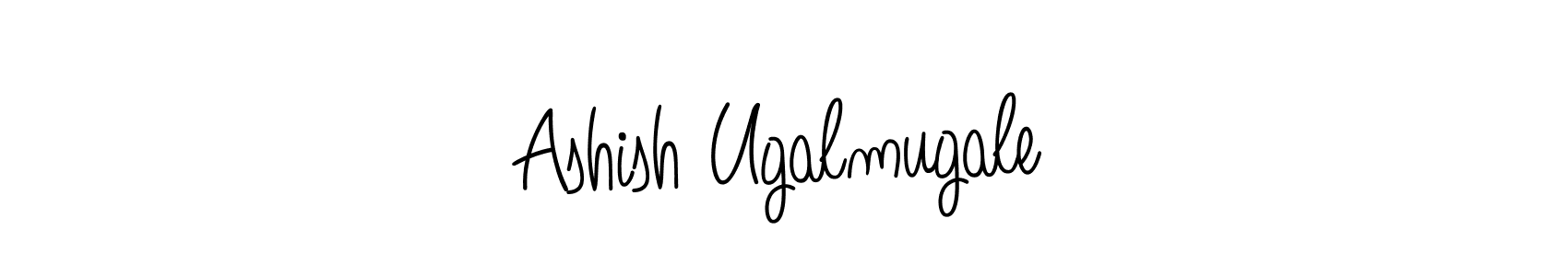 Angelique-Rose-font-FFP is a professional signature style that is perfect for those who want to add a touch of class to their signature. It is also a great choice for those who want to make their signature more unique. Get Ashish Ugalmugale name to fancy signature for free. Ashish Ugalmugale signature style 5 images and pictures png