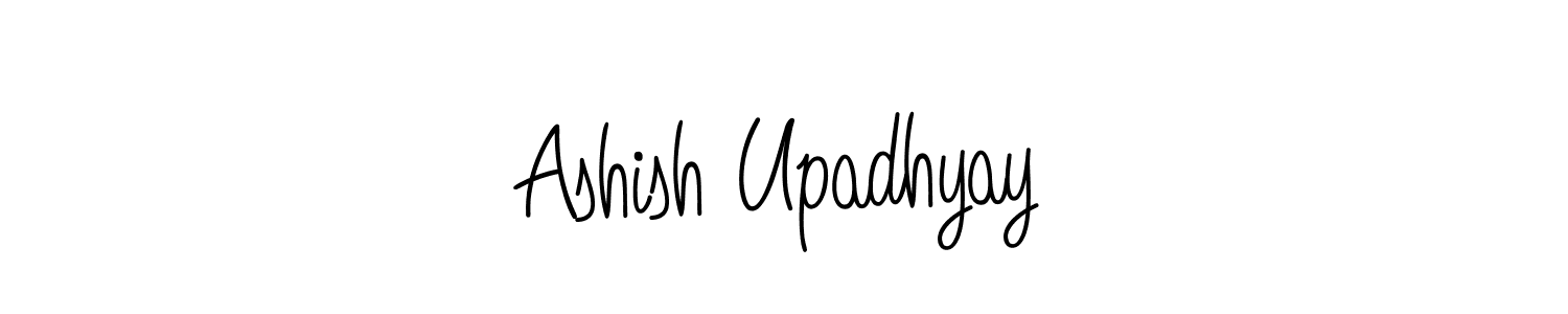 Design your own signature with our free online signature maker. With this signature software, you can create a handwritten (Angelique-Rose-font-FFP) signature for name Ashish Upadhyay. Ashish Upadhyay signature style 5 images and pictures png