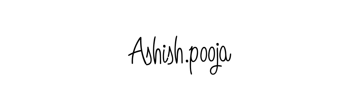 Ashish.pooja stylish signature style. Best Handwritten Sign (Angelique-Rose-font-FFP) for my name. Handwritten Signature Collection Ideas for my name Ashish.pooja. Ashish.pooja signature style 5 images and pictures png
