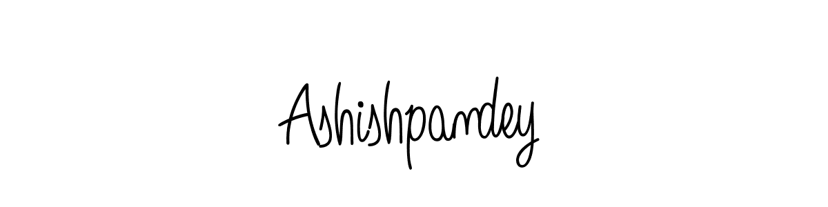 Make a beautiful signature design for name Ashishpandey. With this signature (Angelique-Rose-font-FFP) style, you can create a handwritten signature for free. Ashishpandey signature style 5 images and pictures png