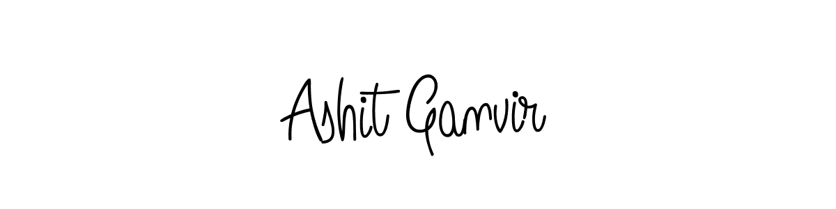 Make a beautiful signature design for name Ashit Ganvir. With this signature (Angelique-Rose-font-FFP) style, you can create a handwritten signature for free. Ashit Ganvir signature style 5 images and pictures png