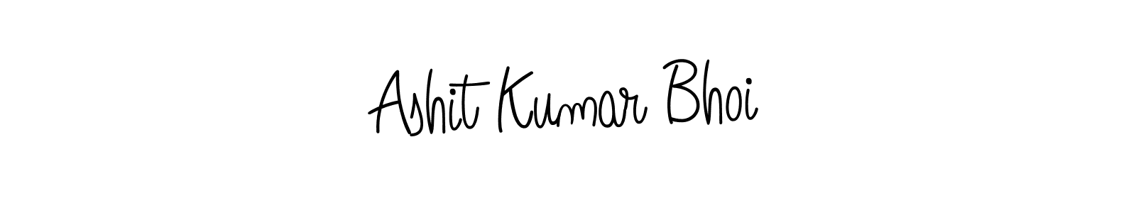 Create a beautiful signature design for name Ashit Kumar Bhoi. With this signature (Angelique-Rose-font-FFP) fonts, you can make a handwritten signature for free. Ashit Kumar Bhoi signature style 5 images and pictures png