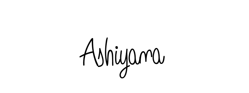 Use a signature maker to create a handwritten signature online. With this signature software, you can design (Angelique-Rose-font-FFP) your own signature for name Ashiyana. Ashiyana signature style 5 images and pictures png