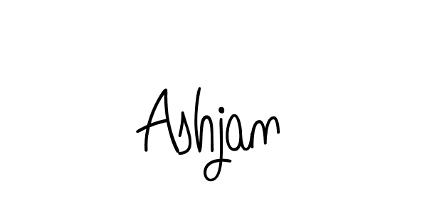 Make a beautiful signature design for name Ashjan. Use this online signature maker to create a handwritten signature for free. Ashjan signature style 5 images and pictures png