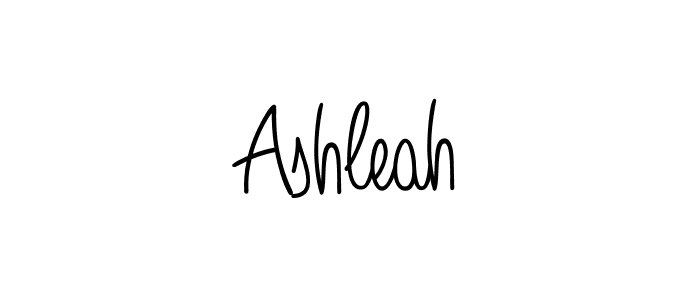 Design your own signature with our free online signature maker. With this signature software, you can create a handwritten (Angelique-Rose-font-FFP) signature for name Ashleah. Ashleah signature style 5 images and pictures png