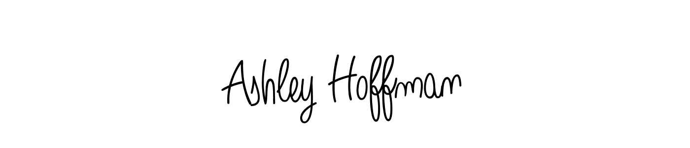 Use a signature maker to create a handwritten signature online. With this signature software, you can design (Angelique-Rose-font-FFP) your own signature for name Ashley Hoffman. Ashley Hoffman signature style 5 images and pictures png
