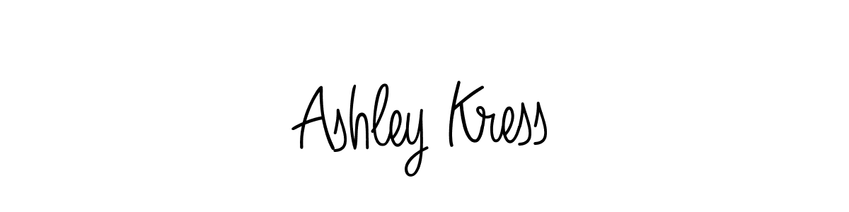 Best and Professional Signature Style for Ashley Kress. Angelique-Rose-font-FFP Best Signature Style Collection. Ashley Kress signature style 5 images and pictures png