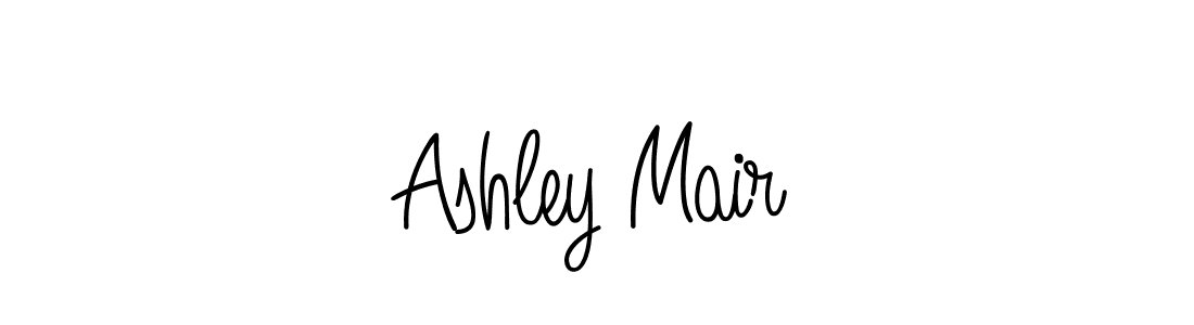 Use a signature maker to create a handwritten signature online. With this signature software, you can design (Angelique-Rose-font-FFP) your own signature for name Ashley Mair. Ashley Mair signature style 5 images and pictures png