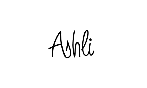 Make a beautiful signature design for name Ashli. With this signature (Angelique-Rose-font-FFP) style, you can create a handwritten signature for free. Ashli signature style 5 images and pictures png