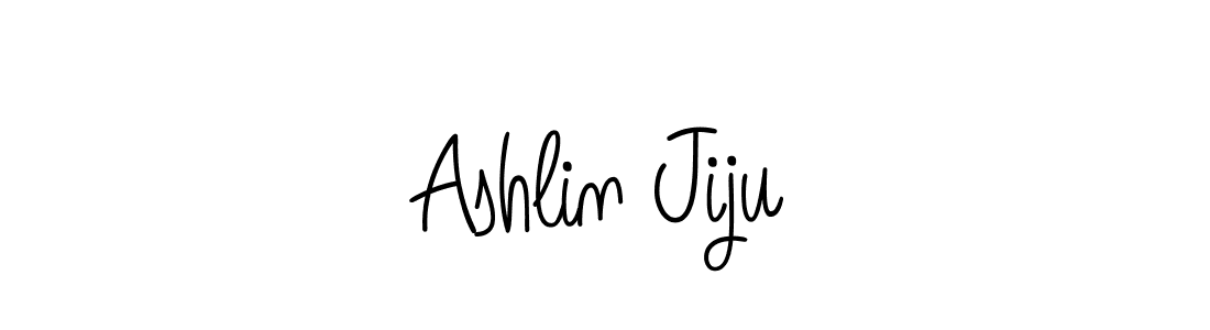 Ashlin Jiju stylish signature style. Best Handwritten Sign (Angelique-Rose-font-FFP) for my name. Handwritten Signature Collection Ideas for my name Ashlin Jiju. Ashlin Jiju signature style 5 images and pictures png