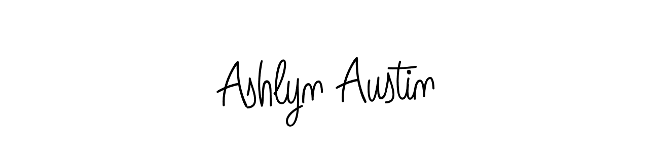 Make a beautiful signature design for name Ashlyn Austin. With this signature (Angelique-Rose-font-FFP) style, you can create a handwritten signature for free. Ashlyn Austin signature style 5 images and pictures png