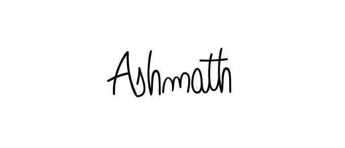 Ashmath stylish signature style. Best Handwritten Sign (Angelique-Rose-font-FFP) for my name. Handwritten Signature Collection Ideas for my name Ashmath. Ashmath signature style 5 images and pictures png
