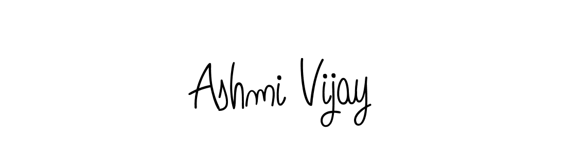 How to Draw Ashmi Vijay signature style? Angelique-Rose-font-FFP is a latest design signature styles for name Ashmi Vijay. Ashmi Vijay signature style 5 images and pictures png