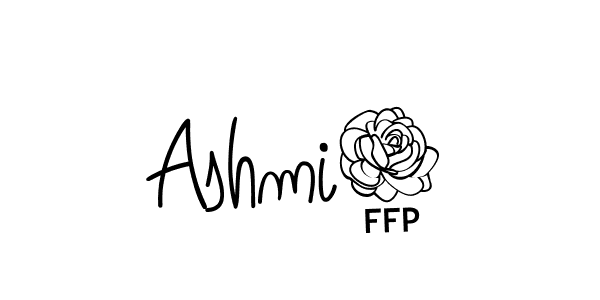 Make a beautiful signature design for name Ashmi6. With this signature (Angelique-Rose-font-FFP) style, you can create a handwritten signature for free. Ashmi6 signature style 5 images and pictures png