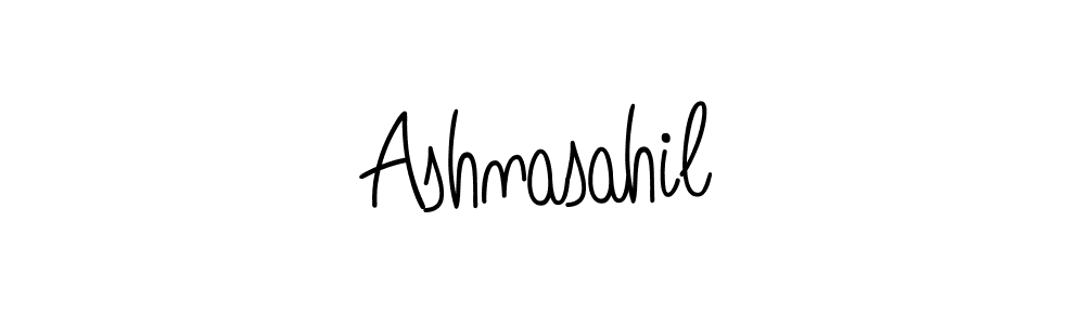 Design your own signature with our free online signature maker. With this signature software, you can create a handwritten (Angelique-Rose-font-FFP) signature for name Ashnasahil. Ashnasahil signature style 5 images and pictures png