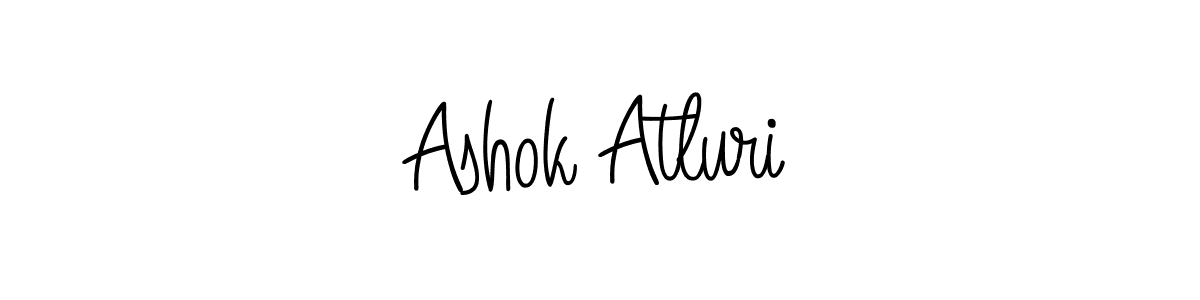 Make a beautiful signature design for name Ashok Atluri. Use this online signature maker to create a handwritten signature for free. Ashok Atluri signature style 5 images and pictures png