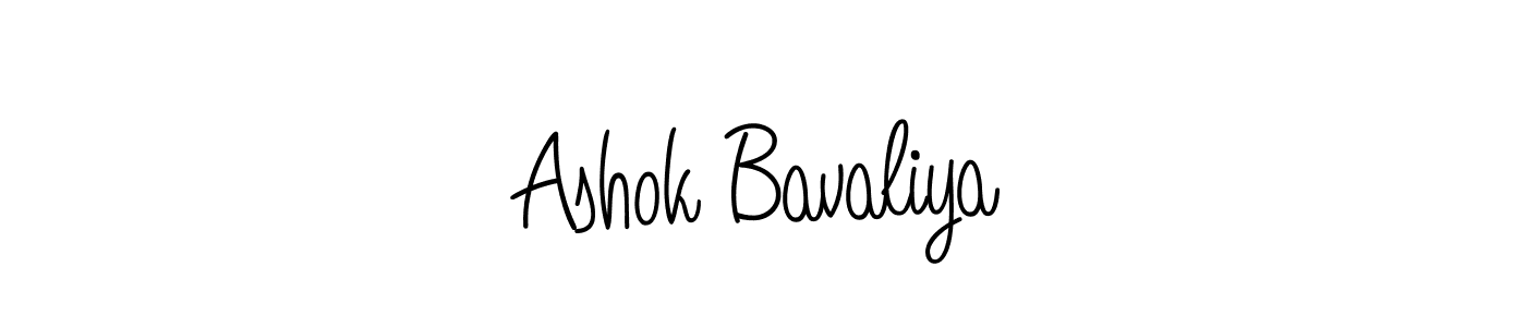 How to make Ashok Bavaliya signature? Angelique-Rose-font-FFP is a professional autograph style. Create handwritten signature for Ashok Bavaliya name. Ashok Bavaliya signature style 5 images and pictures png