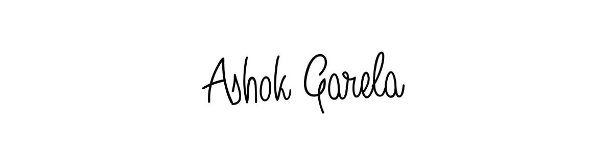 Ashok Garela stylish signature style. Best Handwritten Sign (Angelique-Rose-font-FFP) for my name. Handwritten Signature Collection Ideas for my name Ashok Garela. Ashok Garela signature style 5 images and pictures png