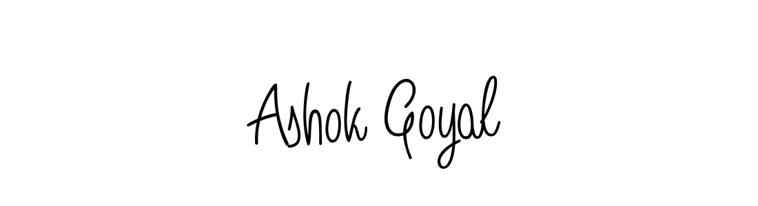 Create a beautiful signature design for name Ashok Goyal. With this signature (Angelique-Rose-font-FFP) fonts, you can make a handwritten signature for free. Ashok Goyal signature style 5 images and pictures png