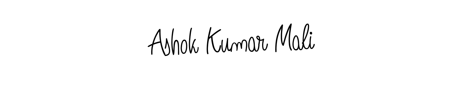Ashok Kumar Mali stylish signature style. Best Handwritten Sign (Angelique-Rose-font-FFP) for my name. Handwritten Signature Collection Ideas for my name Ashok Kumar Mali. Ashok Kumar Mali signature style 5 images and pictures png