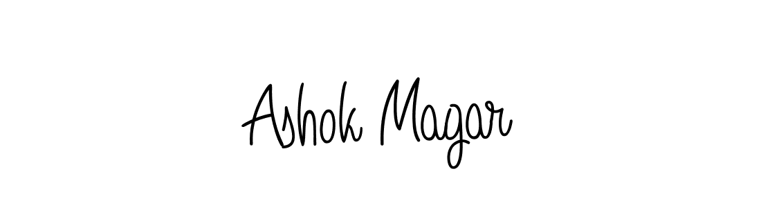 Make a beautiful signature design for name Ashok Magar. Use this online signature maker to create a handwritten signature for free. Ashok Magar signature style 5 images and pictures png