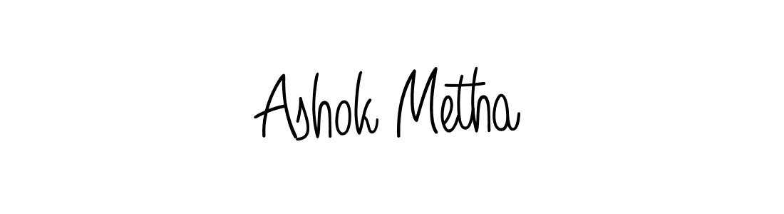 if you are searching for the best signature style for your name Ashok Metha. so please give up your signature search. here we have designed multiple signature styles  using Angelique-Rose-font-FFP. Ashok Metha signature style 5 images and pictures png