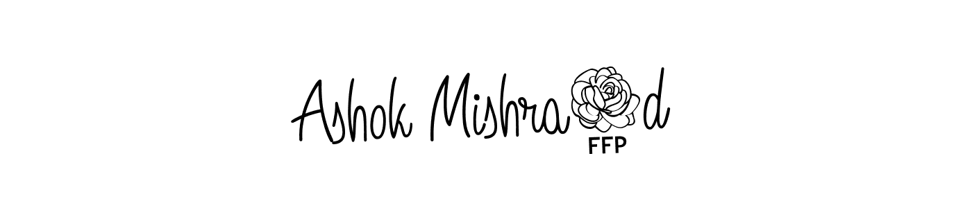 Also we have Ashok Mishra3d name is the best signature style. Create professional handwritten signature collection using Angelique-Rose-font-FFP autograph style. Ashok Mishra3d signature style 5 images and pictures png