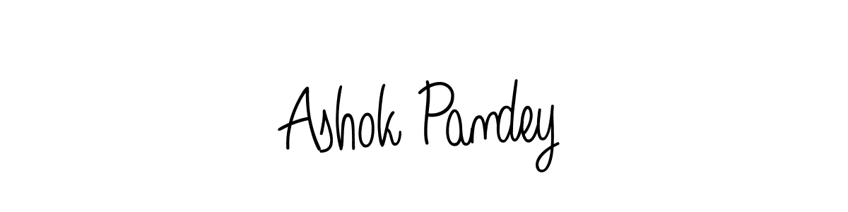 How to make Ashok Pandey signature? Angelique-Rose-font-FFP is a professional autograph style. Create handwritten signature for Ashok Pandey name. Ashok Pandey signature style 5 images and pictures png