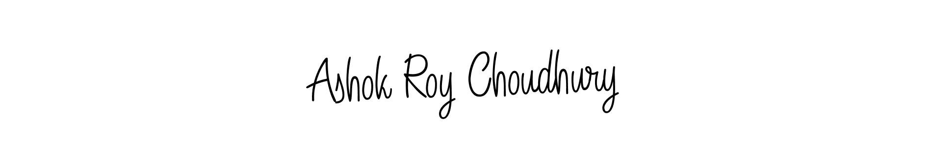 Use a signature maker to create a handwritten signature online. With this signature software, you can design (Angelique-Rose-font-FFP) your own signature for name Ashok Roy Choudhury. Ashok Roy Choudhury signature style 5 images and pictures png