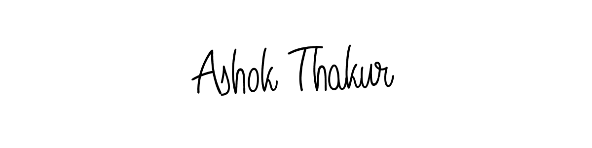 Make a beautiful signature design for name Ashok Thakur. With this signature (Angelique-Rose-font-FFP) style, you can create a handwritten signature for free. Ashok Thakur signature style 5 images and pictures png